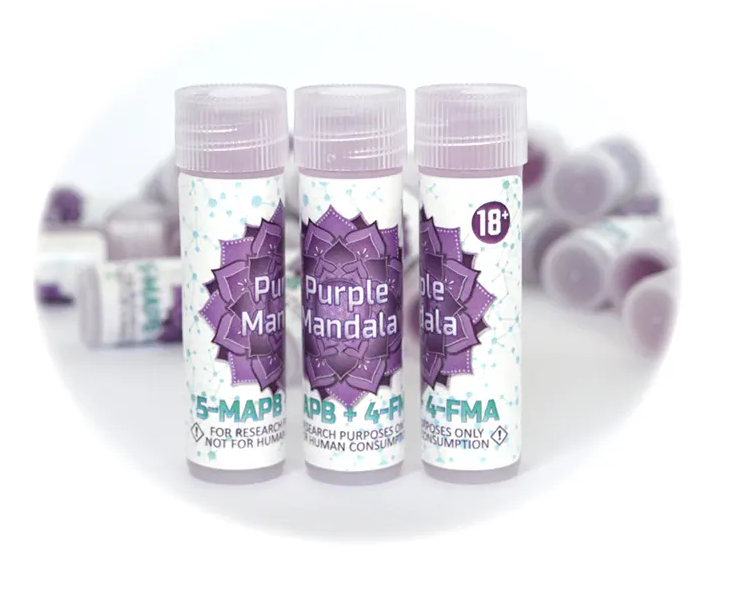 Buy Purple Mandala 5-MAPB + 4-FMA 5ML online Australia